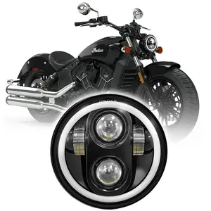Faro da 5.75 pollici per accessori Moto Indian Scout Rogue Led Light per Indian Scout Bobber Parts Moto Bike
