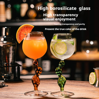 Verre à whisky et cocktail en verre multicolore fait main de 330 ml, en forme de cactus, en cristal, pour jus, champagne, idéal pour les fêtes et les restaurants