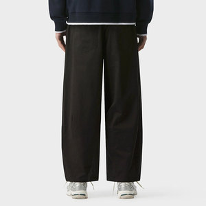 Pantalons larges en soie glacée personnalisés YUCE, printemps été, nouveaux pantalons décontractés amples, streetwear, pantalons <span class=keywords><strong>de</strong></span> survêtement pour hommes - Product Image 3