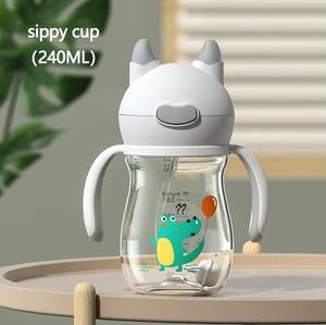 Solución <span class=keywords><strong>para</strong></span> el Dolor de Mamá: Vaso Antiderrames con Tetina Suave de PP <span class=keywords><strong>para</strong></span> Bebés de 0 a 12 Meses, Estampado, <span class=keywords><strong>para</strong></span> que el Bebé Beba de Forma Independiente - Product Image 4