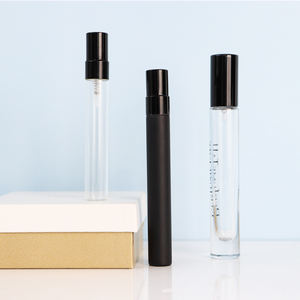 Stock de fábrica 7ml 10ml Probador vacío transparente Mini muestra Tubo de viaje Frascos de goteo de perfume de vidrio Botella con tapa - Product Image 5