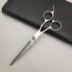 Customized Trademarks <b>Hair</b> Scissors 62mm Straight Blade Right Handed Beauty Use Suzhou Origin - Product Image 5