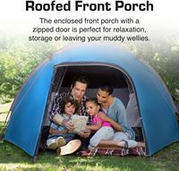 Grande tente d'extérieur pliante ultralégère personnalisée Tente de camping imperméable Pop up pour glamping Tente de qualité supérieure à installation facile avec véranda