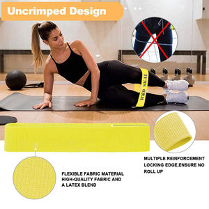 SHIWEI-1025 #5 Livelli di Resistenza Fasce di Tessuto Non-Slip <span class=keywords><strong>Booty</strong></span> Bands Allenamento per Le Gambe e Testa e Glutes - Product Image 5