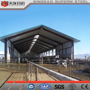Bâtiment agricole en acier, structure préfabriquée en acier, maison de ferme préfabriquée, étable à bétail, ferme de vaches, hangar à moutons à vendre - Product Image 4
