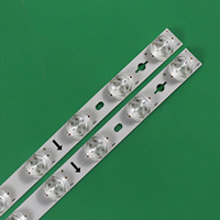 Bande de rétroéclairage Led XS-2859 pour 2 pièces X 55C725 a 2X24 1026 24LED 6V 1040MM 2 pièces X 55C725 B 2X12 1014 12LED pour TCL 55C725 55C726
