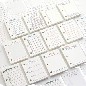 Colorful Mini Loose Leaf Refill Paper Binder Inserts (60 Sheets) for <b>Planner</b> <b>Journal</b> Diary Office School Supplies Gift - Product Image 1