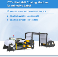Machine de laminage à chaud à haute vitesse pour la fabrication d'étiquettes autocollantes sur papier silicone