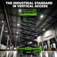 Plateforme de maintenance aérienne autopropulsée à ciseaux sur mesure pour les services de réparation et d'inspection des hangars d'avions