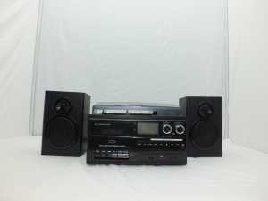 Máy nghe nhạc ghi tất cả trong <span class=keywords><strong>1</strong></span> 3 tốc độ BT cổ điển bàn xoay CD Cassette Vinyl Máy nghe nhạc - Product Image 4