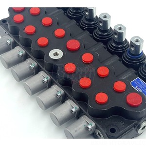 SD5 Manual Multi Way Valve 45L Min <b>7</b> Way Hydraulic Directional Control Valve G3/8 Internal Thread Cast <b>Iron</b> - Product Image 3