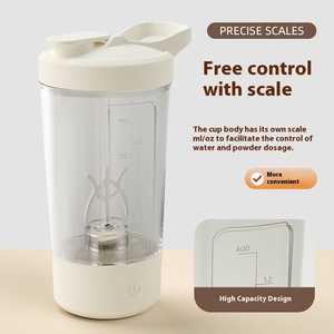 Nouvelle bouteille de shaker de protéine électrique de qualité alimentaire d'once de tasse de mélangeur portatif pour la gymnastique - Product Image 5