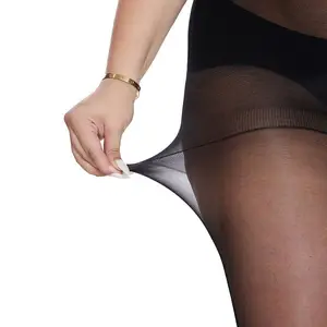 Schwarze Seiden strümpfe Sexy Elastic verwendet für 20D direkte Montage und Mast Strumpfhosen