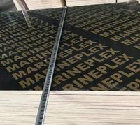 Contrachapado de Construcción de 18 mm y 16 mm con Revestimiento de Película, Reutilizable 10 Veces, Contrachapado Marino