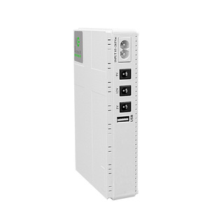 DC1036 UPS Power Supply 5V 9V 12V USB Output for Routers Monitoring Backup Battery Life Single Phase White - Product Image 1
