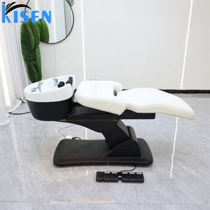 เก้าอี้สระผม Kisen Beauty Bed รุ่นหรูหรา พร้อมบริการสปาหัว  โต๊ะสระผมปรับระดับได้ด้วยระบบไฟฟ้า เก้าอี้หมุนได้ ลดราคาพิเศษ - Product Image 5