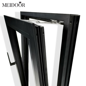 Meidoor <span class=keywords><strong>Finestra</strong></span> a Battente Moderna <span class=keywords><strong>in</strong></span> Alluminio con Design <span class=keywords><strong>in</strong></span> <span class=keywords><strong>Legno</strong></span>, Doppio Isolamento, Griglia <span class=keywords><strong>Decorativa</strong></span> Interna e Vetro Temperato, Stile Americano - Product Image 6