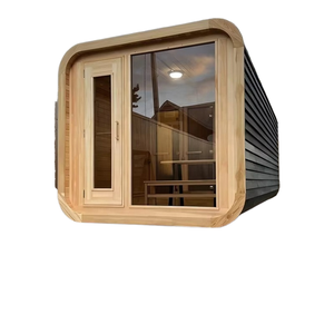 Sauna Exterior de Madera Sólida <span class=keywords><strong>Super</strong></span> 3kw con Función de Vapor Húmedo, Capacidad para 4-<span class=keywords><strong>8</strong></span> Personas, 1200W, Control por Computadora - Product Image 1