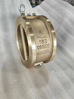 Valvola di ritegno a doppio disco in bronzo ad alta resistenza C95800, anticorrosione, per tubazioni marittime di acqua di mare
