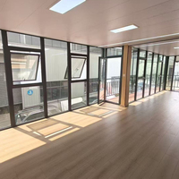 Maison conteneur préfabriquée modulaire isolée en acier, prête à l'emploi, de 20 pieds, démontable, portable, en kit, pour usage hôtelier