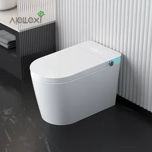 Apolloxy 장식 새로운 스타일 사이펀 플러시 세라믹 화장실 레이디 클렌징 스마트 화장실 플러시 시스템