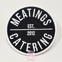 Patchs personnalisés de presse de transfert de chaleur de mode pour chapeau brodé lettre Logo Patch fer personnalisé sur Patch de broderie pour vêtements