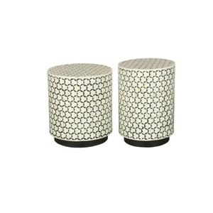 Mesa auxiliar elegante hecha a mano con incrustaciones de hueso, sala de estar artesanal para mesa de centro, dormitorio, Oficina - Product Image 3