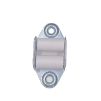 Accesorios de hardware de puertas y ventanas de persiana enrollable de aluminio, guía de correa de 23mm, guía de correa de persiana