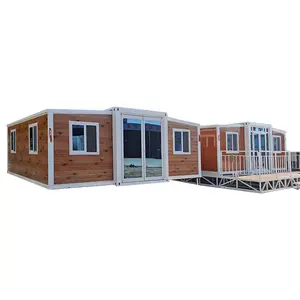 Nhà cung cấp Vàng prefab container nhà mở rộng biệt thự nhà sang trọng nhà tiền chế