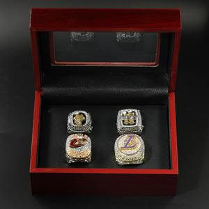 Anillo de Campeonato de <span class=keywords><strong>LeBron</strong></span> James 2020, <span class=keywords><strong>4</strong></span> veces Campeón, Heat Rider Lake, Diseño de una Pieza, Piedra Natural, Moderno, Chapado en Platino, Aleación - Product Image 2