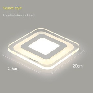 ไฟเพดาน LED แบบใหม่ ดีไซน์ทันสมัย ควบคุมด้วยระบบสัมผัส แสงสีขาว 6000K โครงสร้างอะลูมิเนียม ติดตั้งแบบฝัง - Product Image 6