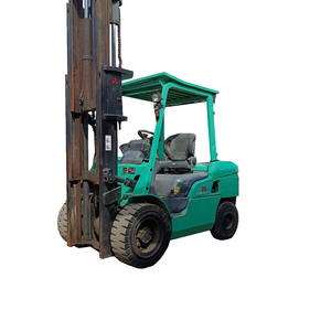 Internal Combustion Forklift Mitsubishi FD30 3 Ton Hydraulic <b>Side</b> Shift Solid Tire Diesel-Powered Perfect Performance - Product Image 1