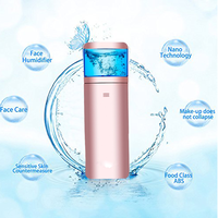 Vaporizador Facial Nano Iónico de Limpieza Profunda e Hidratación, Vaporizador de Agua para Poros de la Piel, Vaporizador Facial Nano Automático, Vaporizador Facial Nano a Batería para el Hogar