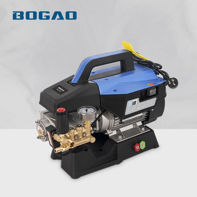 BOGAO China Portable Car Pressure Washer Machine 70Bar 1.6KW 1000Psi Electric High Pressure Washer Machine
