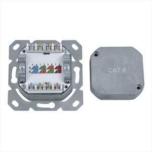 Tấm Mặt Cáp Mạng Đơn Cổng 80*80Mm Của Đức Tấm Mặt Cat6 2 Cổng ftp - Product Image 5