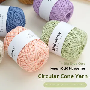 Filato Coreano Olio Big Eye 12 Fili 50% Cupro/20% Nylon/20% Acrilico/10% Eugeanico OE Tinto <span class=keywords><strong>in</strong></span> Massa Anti-Pilling Diametro 1.2mm Lunghezza 150M - Product Image 3