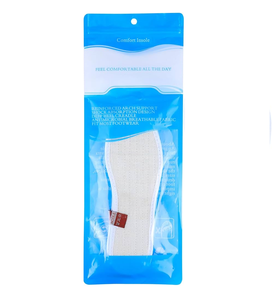 Conception d'impression personnalisée Semelles intérieures de chaussures de sport à étanchéité sur les 3 côtés Sac d'emballage en plastique pour le soin des pieds avec fermeture éclair zip-lock réutilisable - Product Image 2