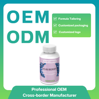 Cápsulas de Acai Berry Slim OEM/ODM - Quemador de Grasa Natural y Potenciador del Metabolismo, Extracto de Té Verde, L-Carnitina, Producto para el Cuidado de la Salud para Adultos