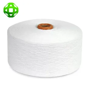 Fil à tricoter coton 30/1 polyester recyclé à extrémité ouverte