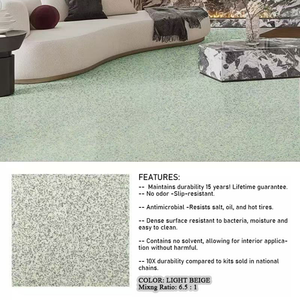 <span class=keywords><strong>Peinture</strong></span> de sol en résine époxy colorée, non toxique, résistante aux rayures, antidérapante, autonivelante, pour revêtement de sol en ciment, pour <span class=keywords><strong>chambre</strong></span> à coucher, cuisine - Product Image 1