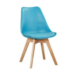 Restaurant <strong>Chair</strong> Wholesale <strong>Blue</strong> Nordic Style Wooden Leg Solid Contemporary <strong>Dining</strong> <strong>Chair</strong> - Product Image 3