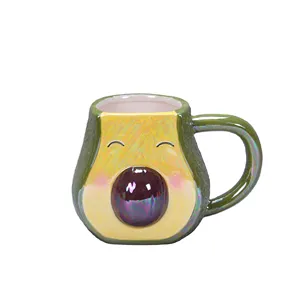 Custom Ceramic mugs, Hand painted Plant Ceramic Coffee mug Fruit shape cup at any shape & size