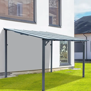 Kits de systèmes de toiture imperméables pour pergola de jardin en aluminium, pergola extérieure en aluminium sur mesure - Product Image 1