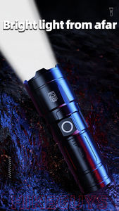 CITICITY Flashlights High Lumens, <b>Rechargeable</b> Tactical Flashlight 4 Modeds Zoom Long Last with Output Waterproof for Camping - Product Image 5