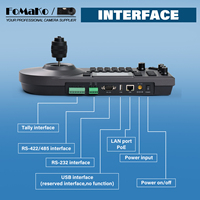 Livraison rapide FoMaKo PTZ contrôleur 3D Joystick diffusion diffusion en direct Production vidéo professionnelle KC608 culte de l'église