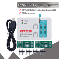 Programmateur USB SPI haute vitesse EZP2020 supérieur aux EZP2013 et 2011, prend en charge les puces EEPROM 24, 25, 26, 93 et les puces Flash BIOS 25.