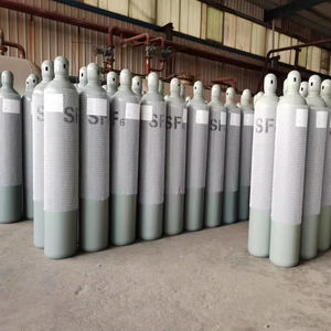 Cylindre SF6 99.999% 47L haute pureté 50kg pour usage industriel 99.997% 99.999% pureté pour usage industriel - Product Image 1