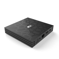 Ranboda Boîtier TV Android IPTV T9 de haute qualité, Free-to-air, 4 Go de RAM, 32 Go de ROM, Quad Octa Core