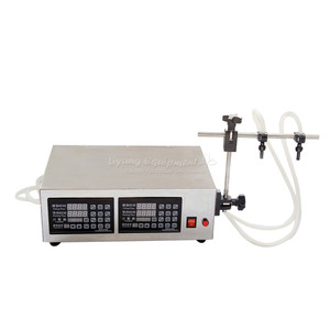 더블 헤드 디지털 제어 미네랄 워터 벌크 액체 충전 기계 LT-130 - Product Image 1