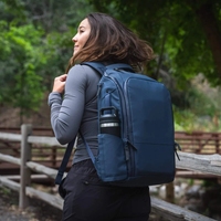 Professioneller Kamera-Rucksack 24L Wasserabweisende Fototasche mit Flexiblen Trennwänden Laptop-Fach Stativhalterung